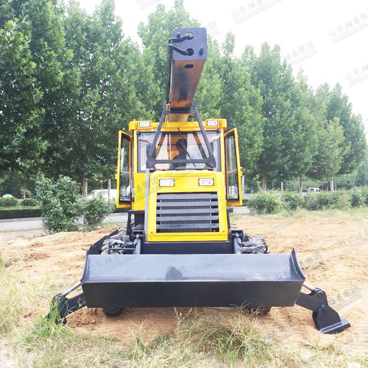 wheeled rotary drilling rig
