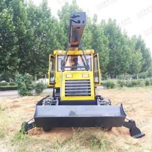 wheeled rotary drilling rig