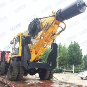 wheeled rotary drilling rig