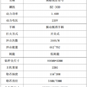 取土取沙钻机BZ-30D